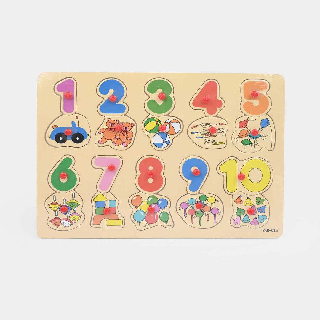 Educational Wooden Puzzle Sheet