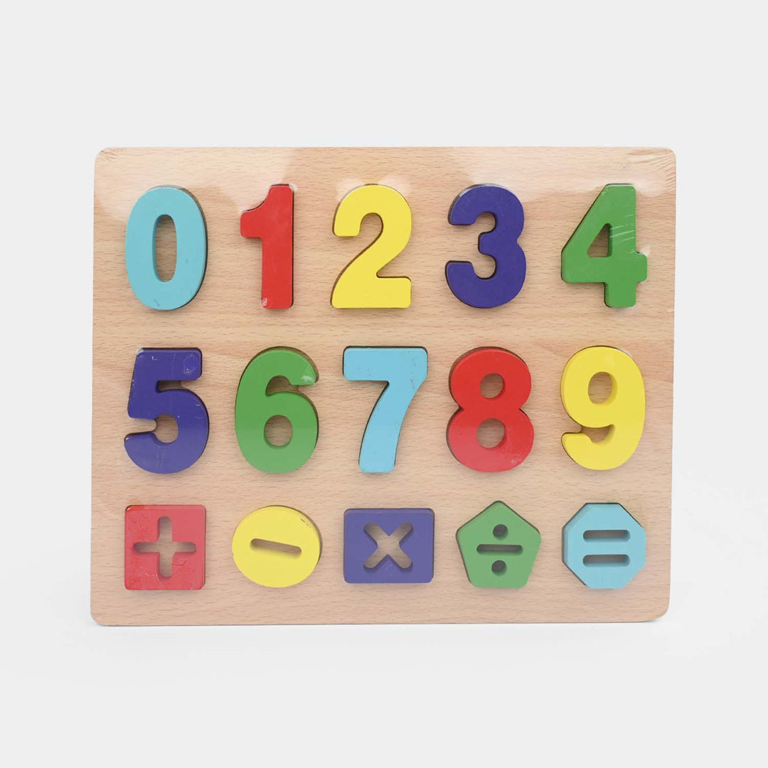 Educational Wooden Puzzle Sheet