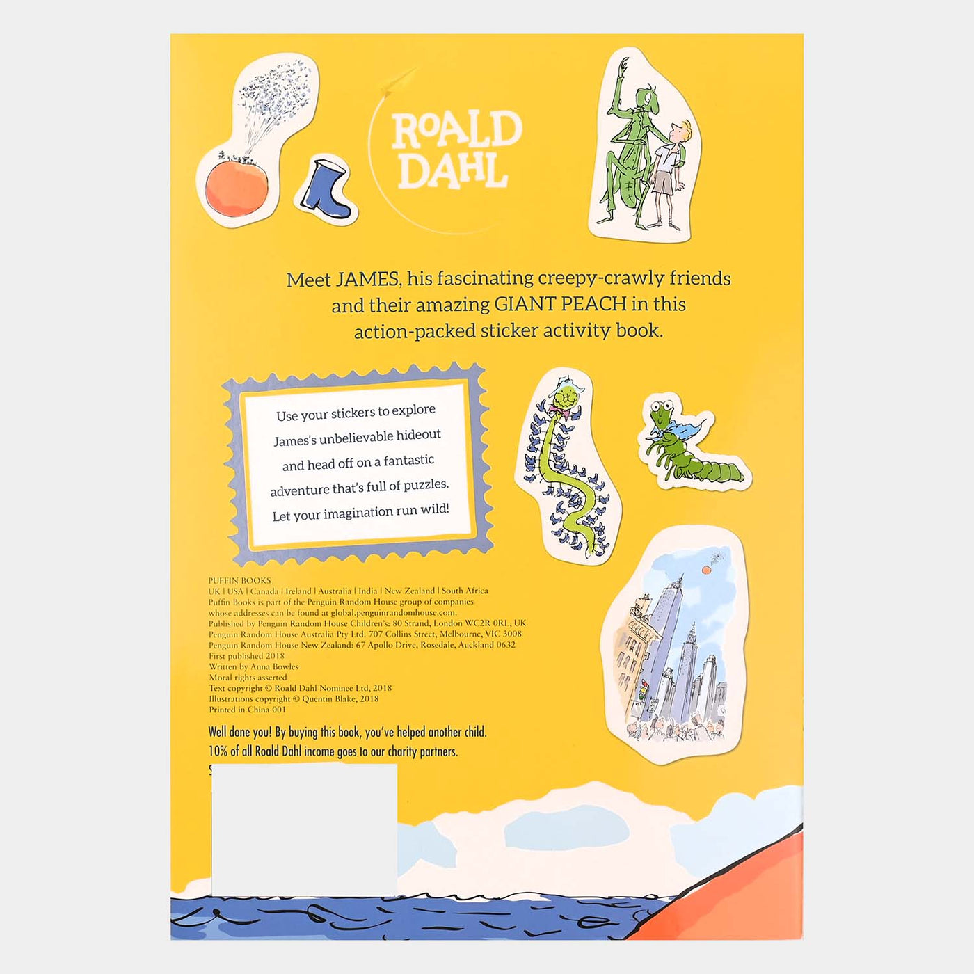 Story Book Roald Dahl's Sticker