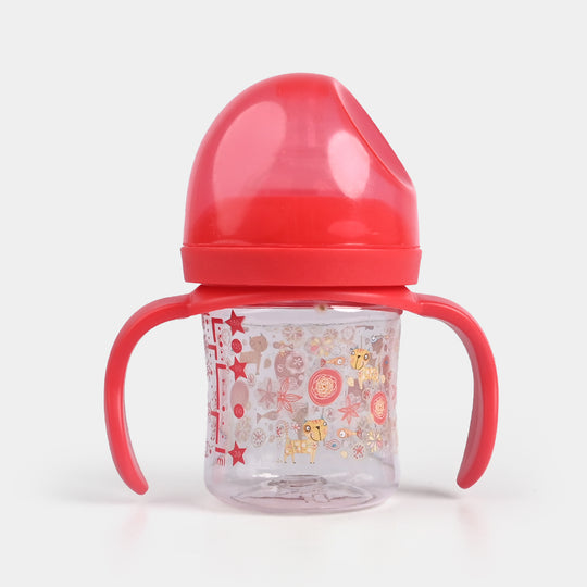 Wide Neck Feeder Bottle with Handle 5Oz 2041 Red