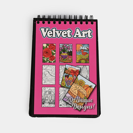 Velvet Art Coloring Book