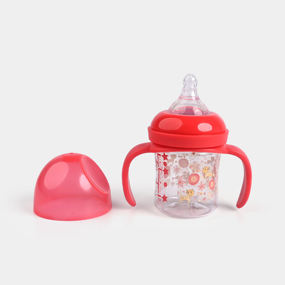 Wide Neck Feeder Bottle with Handle 5Oz 2041 Red