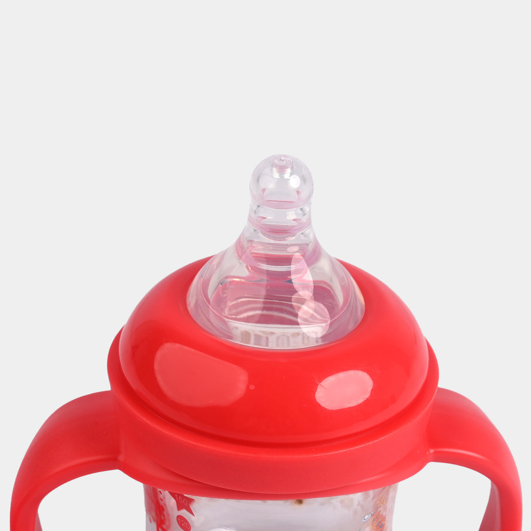 Wide Neck Feeder Bottle with Handle 5Oz 2041 Red