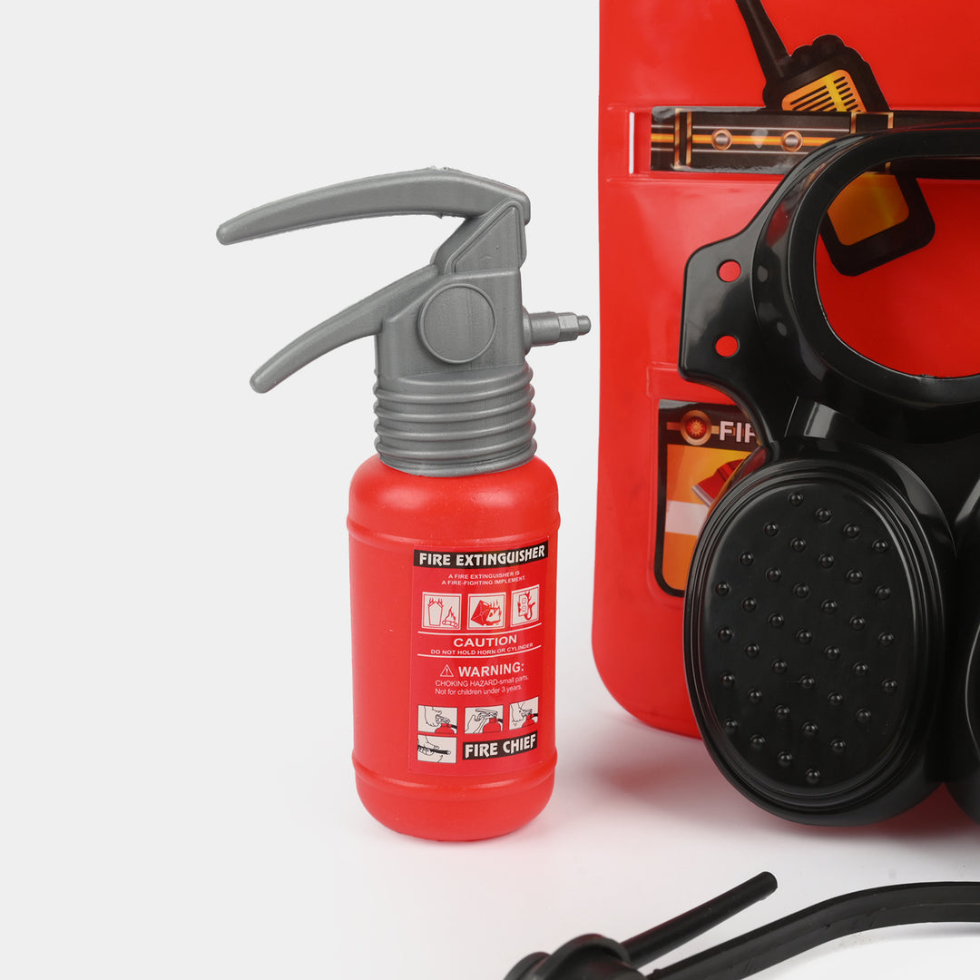 Firefighter Uniform and Safety Gear Set for Kids