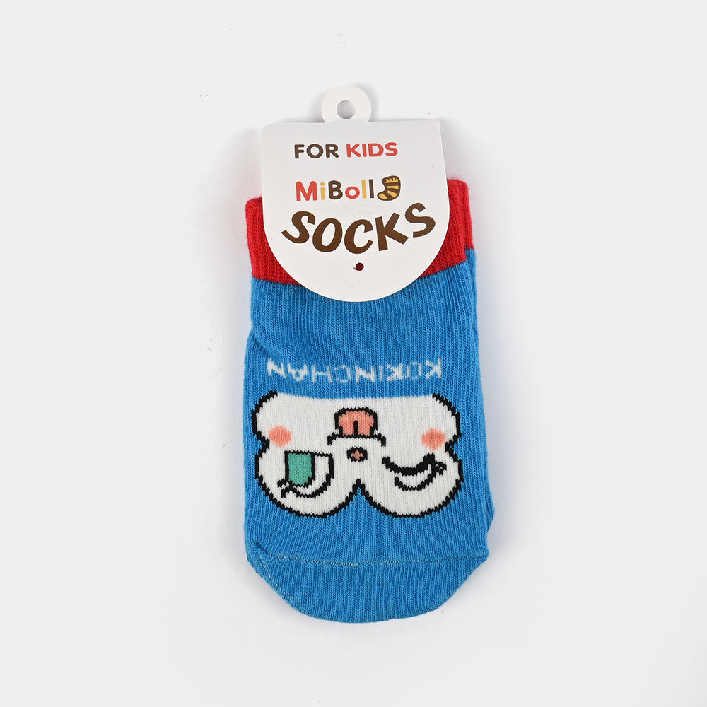 Boys Socks Anti Slip Blue | 12M+