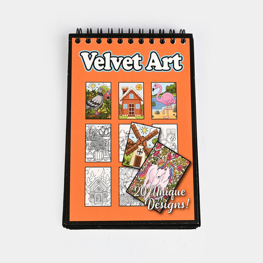 Velvet Art Coloring Book