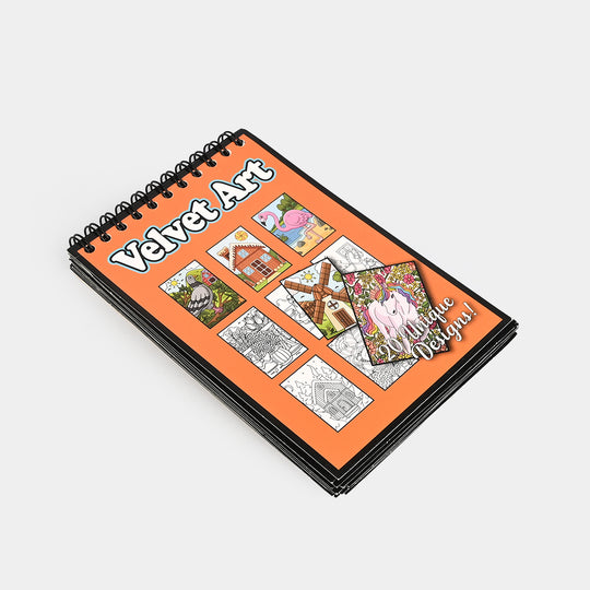 Velvet Art Coloring Book