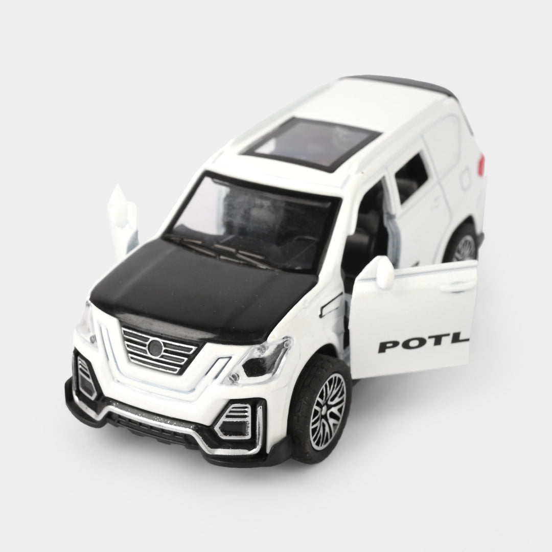 Die-Cast Car With Light, Sound & Pull-Back Action