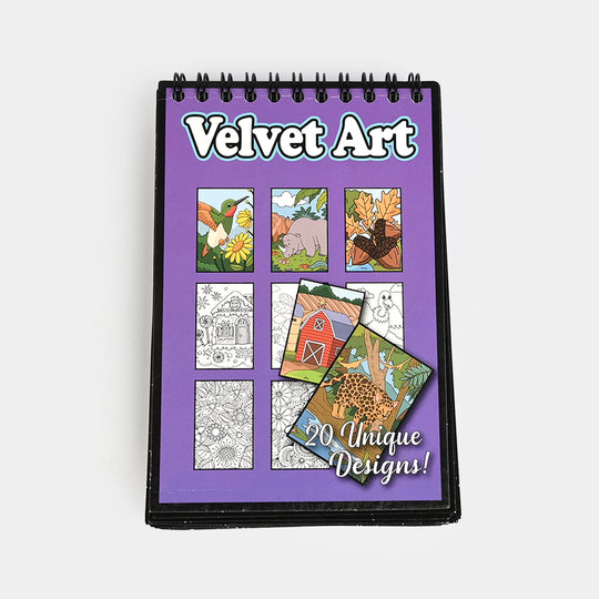 Velvet Art Coloring Book