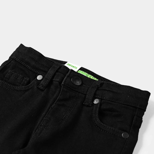 Infant Boys Denim Stretch Denim Pant Basic-BLACK