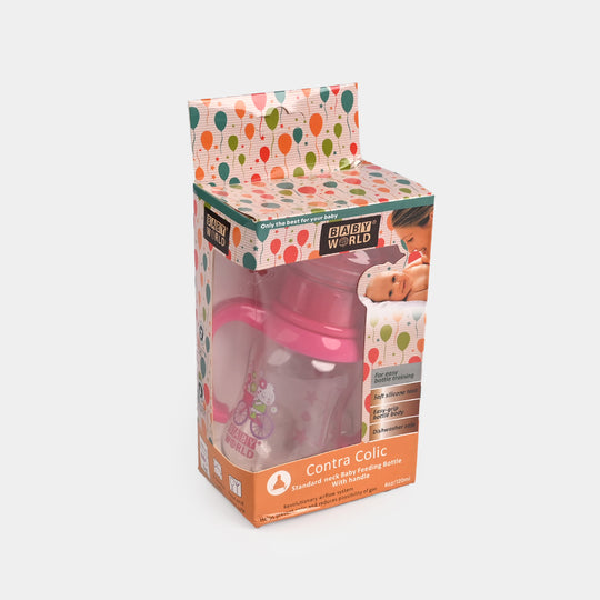 Standard Neck Bottle Rattle Cap 250ml | 2017 Pink