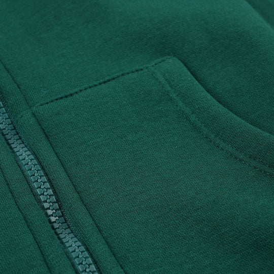 Boys Fleece Knitted Jacket Full Speed-Green