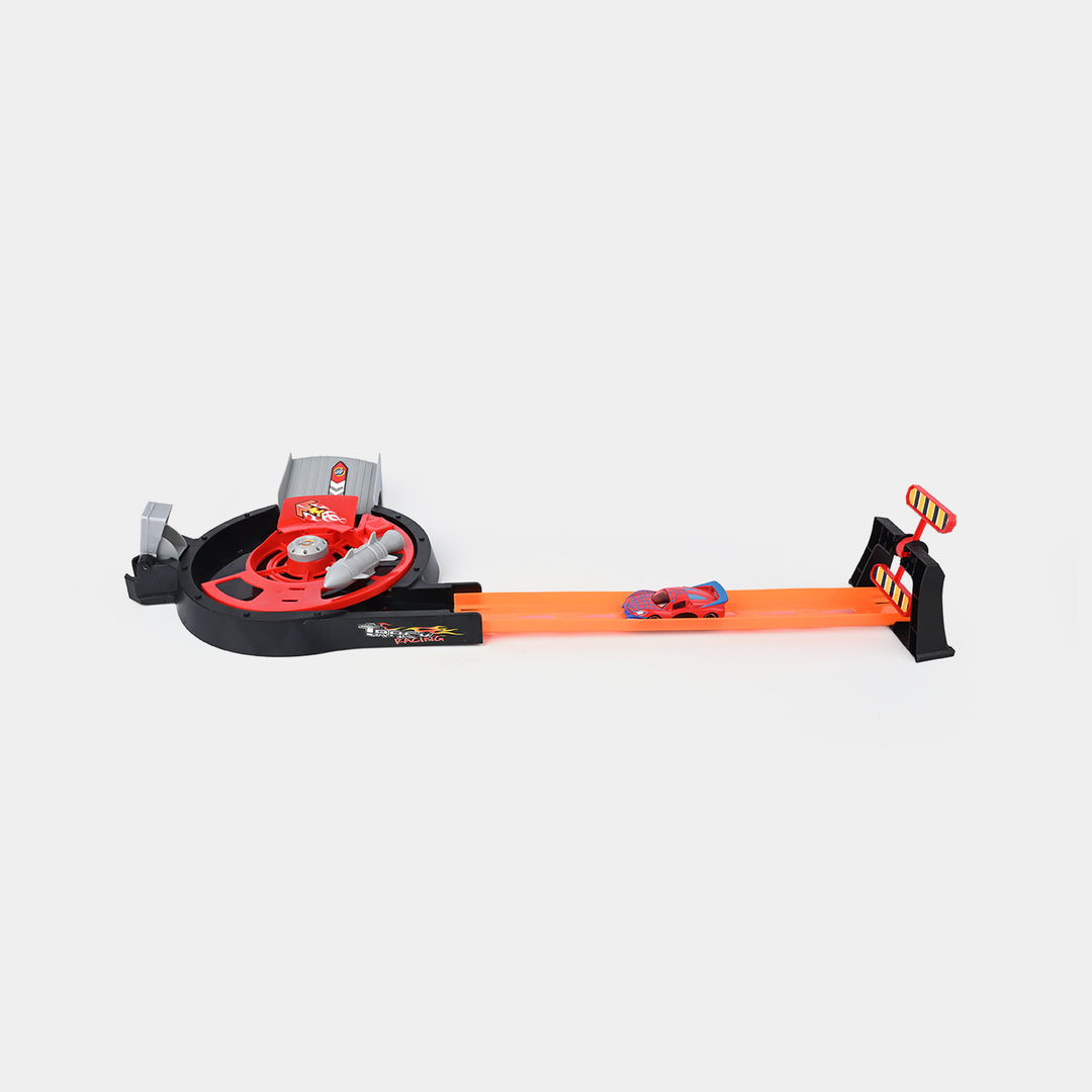 Hot Wheel Dinky Launcher Track Play Set For Kids