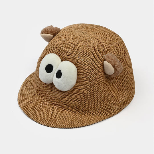 Cute Baby Sun Round Cap/Hat with Elastic | 12M+