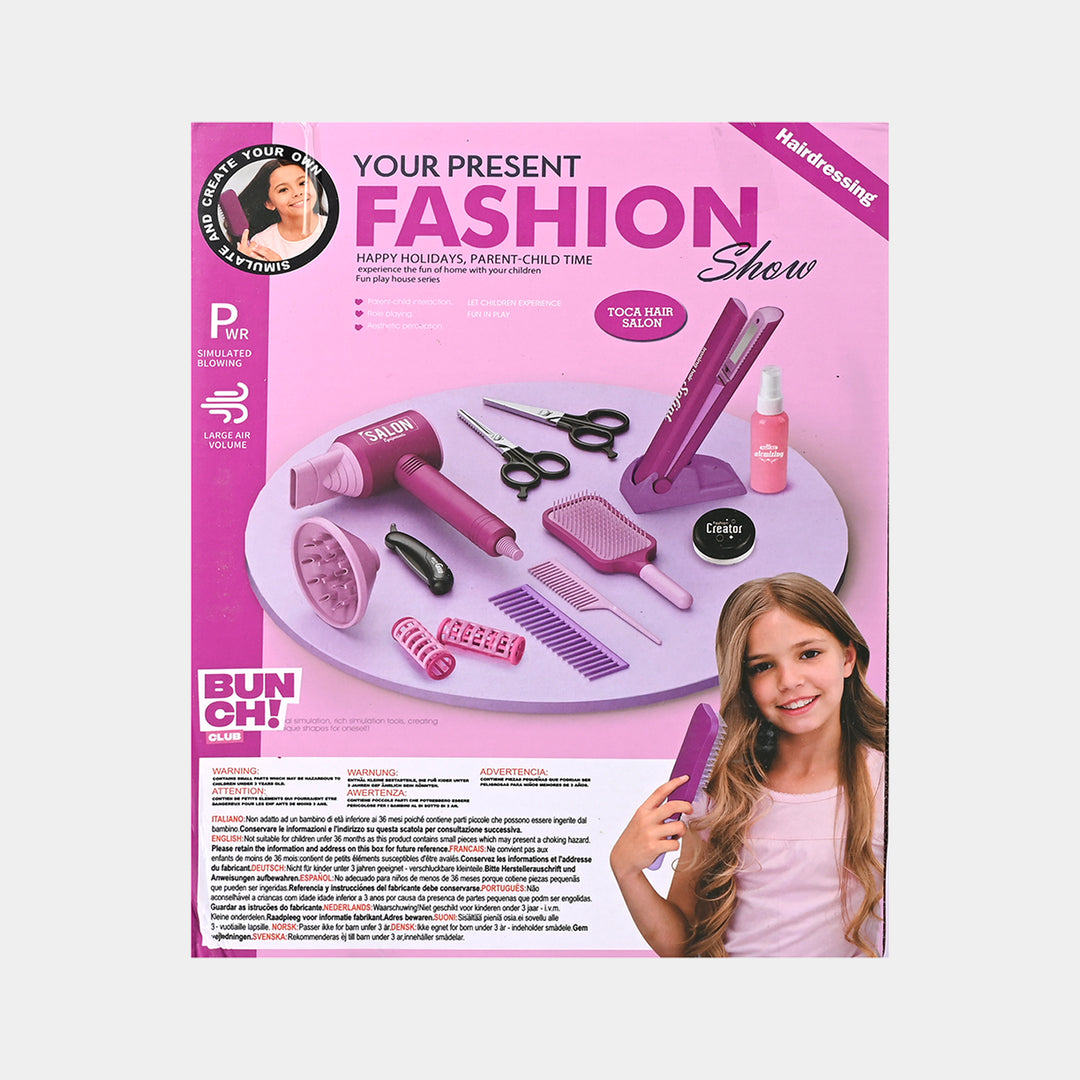 Hair Salon Fashion Styling Set for Kids