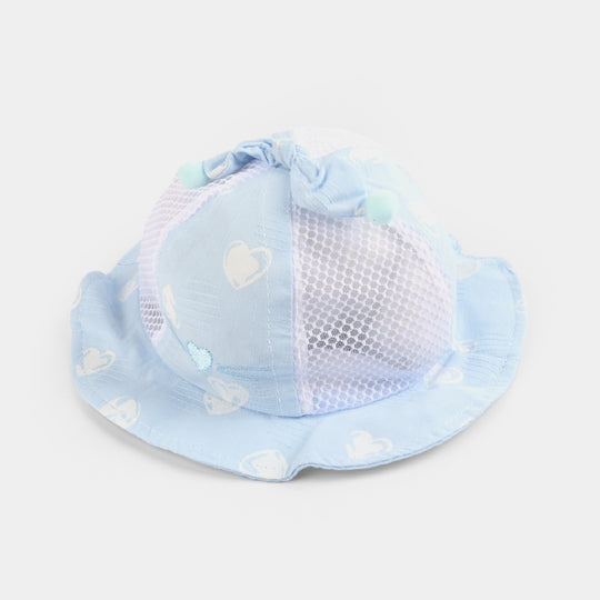 Baby Round Cap/Hat | 12M+ | Blue