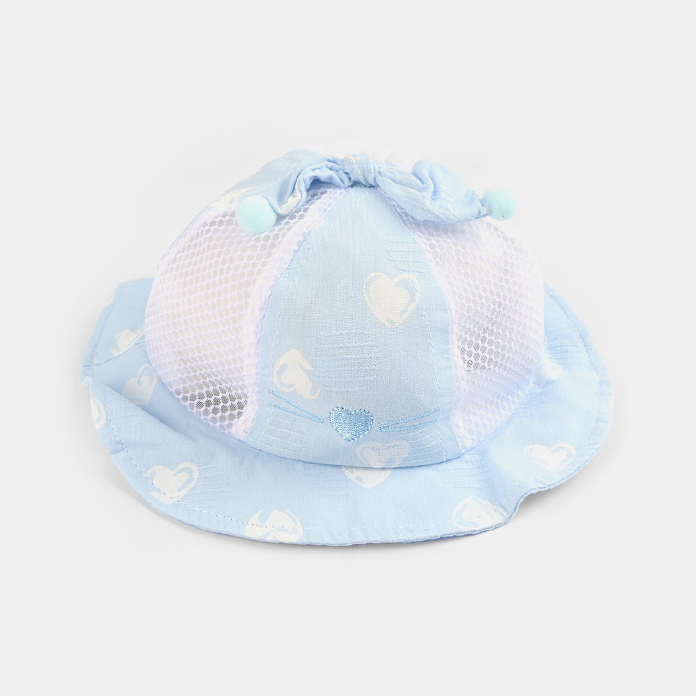 Baby Round Cap/Hat | 12M+ | Blue