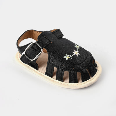 Baby Girl Shoes E155-BLACK