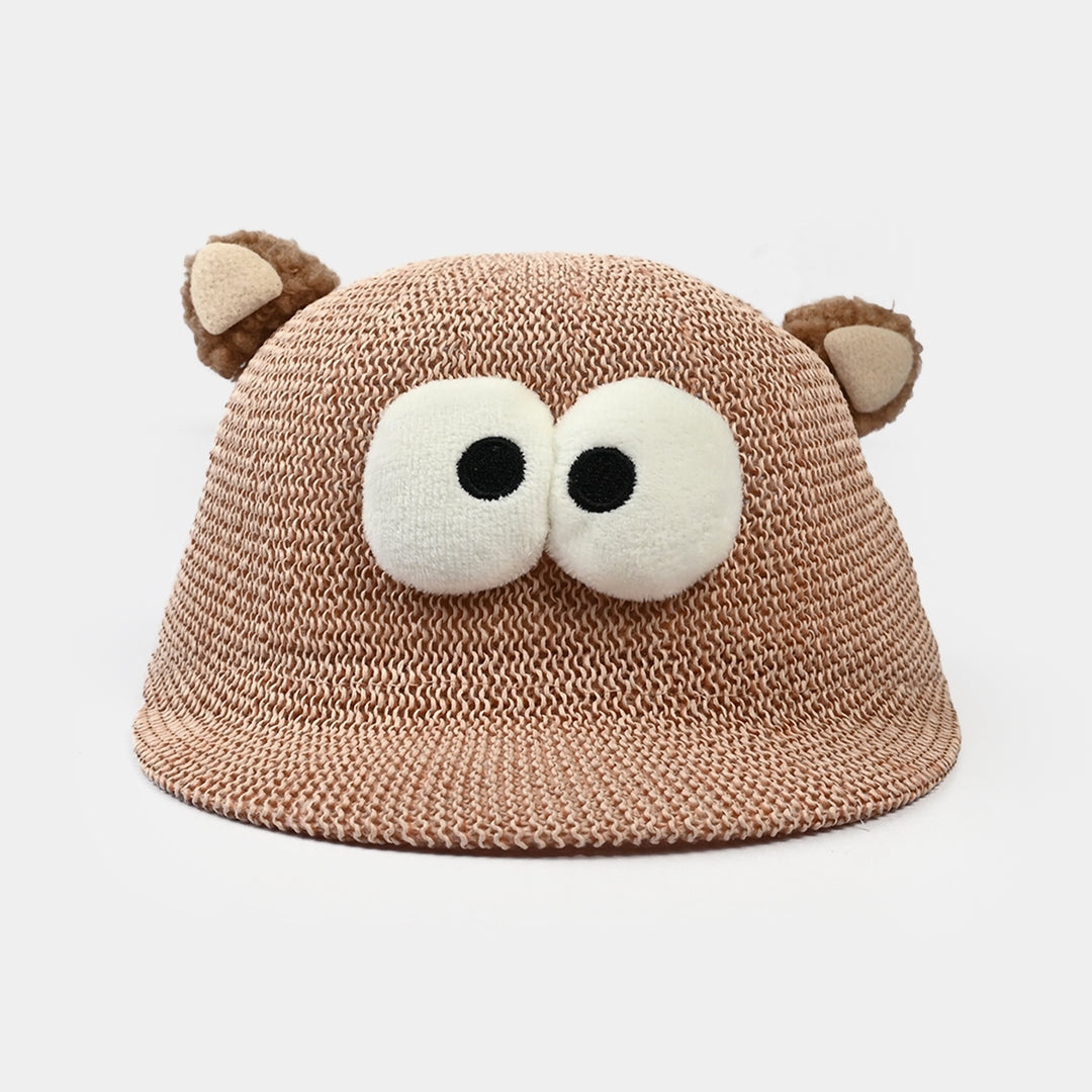Cute Baby Sun Round Cap/Hat with Elastic | 12M+