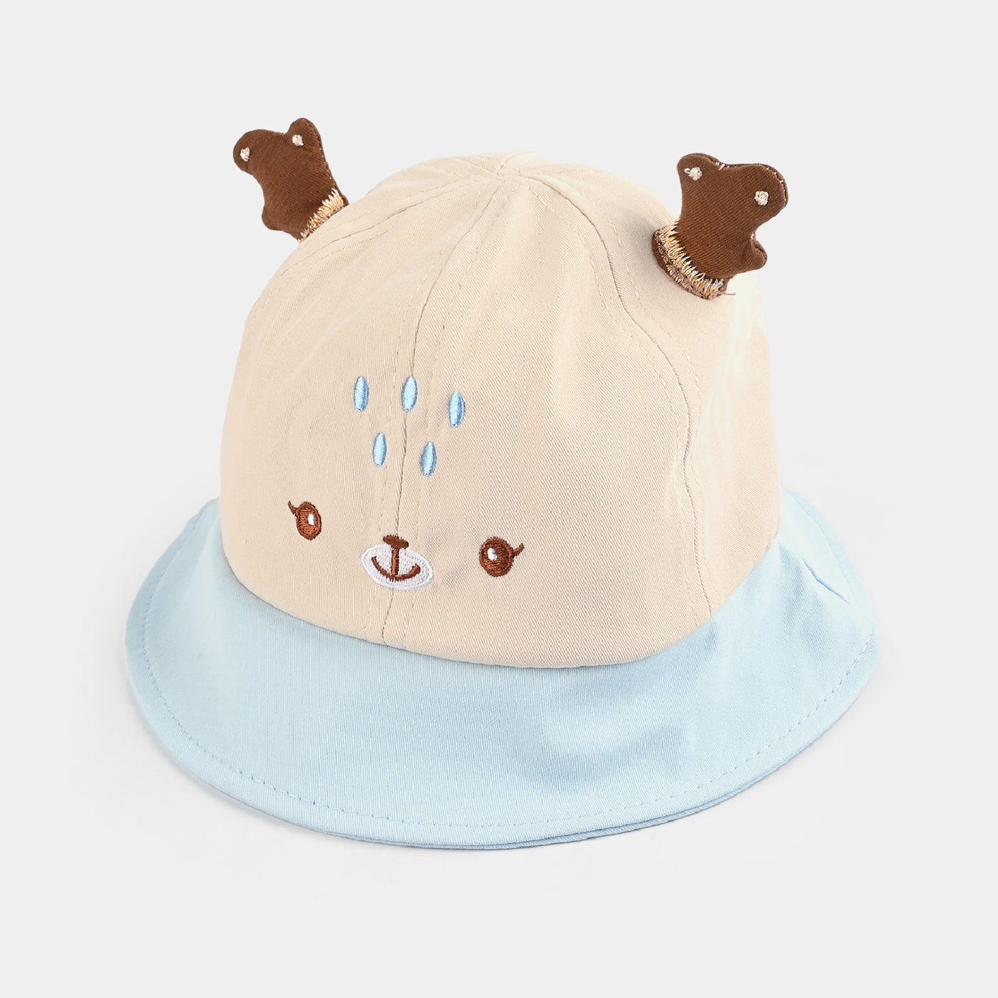 Baby Round Cap/Hat | 9M+ | Light Blue