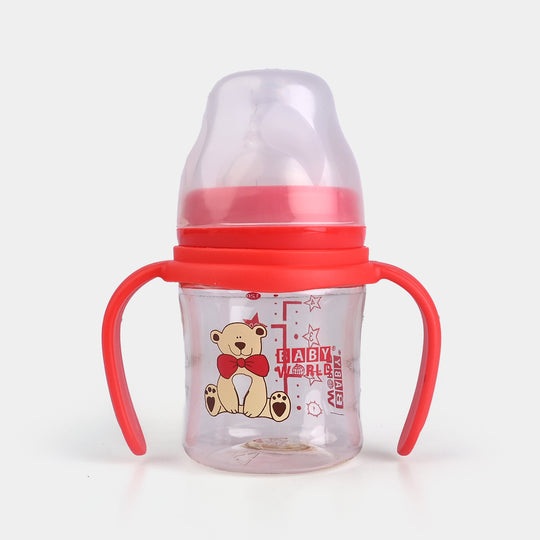 Wide Neck Bottle with Handle 120Ml | 2007 Red