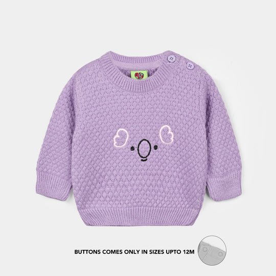 Infant Girls Acrylic Cord Set Eli-Purple