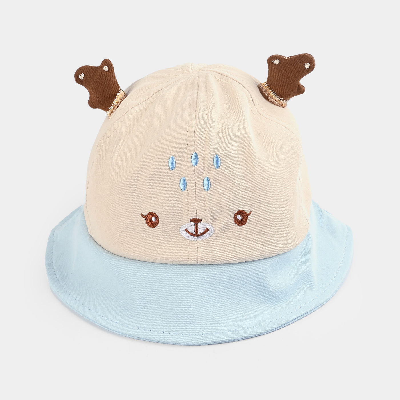 Baby Round Cap/Hat | 9M+ | Light Blue