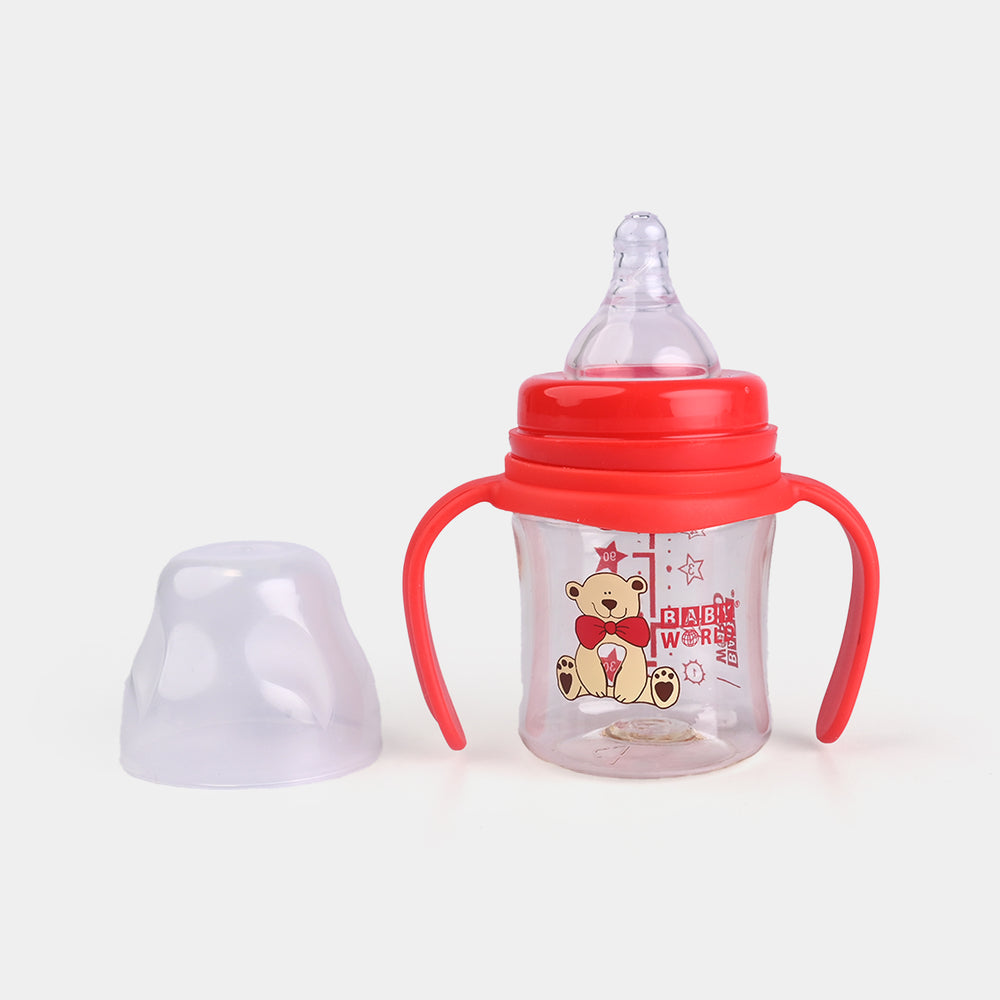 Wide Neck Bottle with Handle 120Ml | 2007 Red