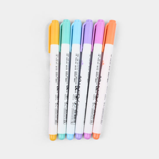 Bairida Liquid-Control Highlighter Set – 6 New Pastel Colors