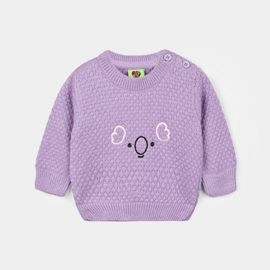 Infant Girls Acrylic Cord Set Eli-Purple