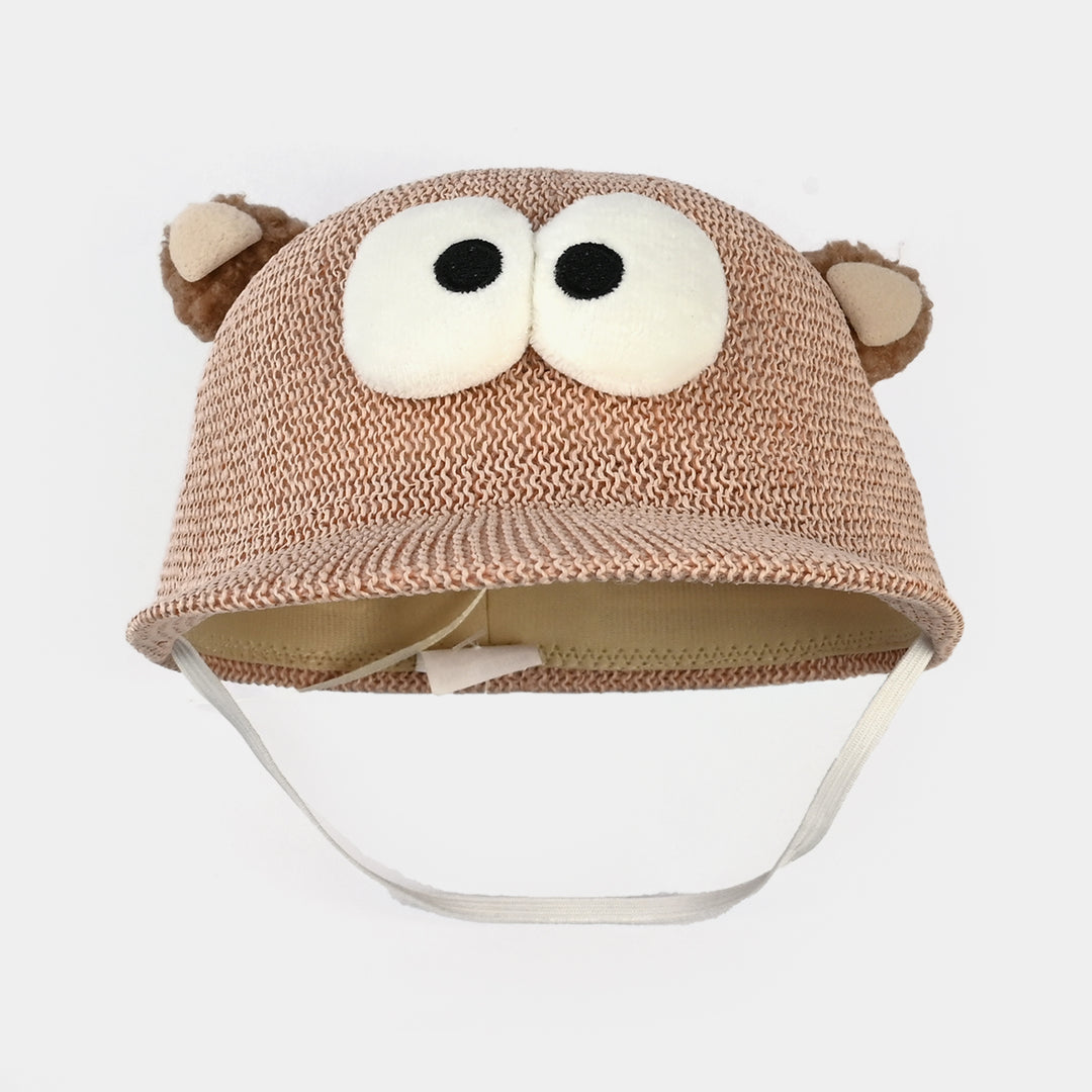 Cute Baby Sun Round Cap/Hat with Elastic | 12M+