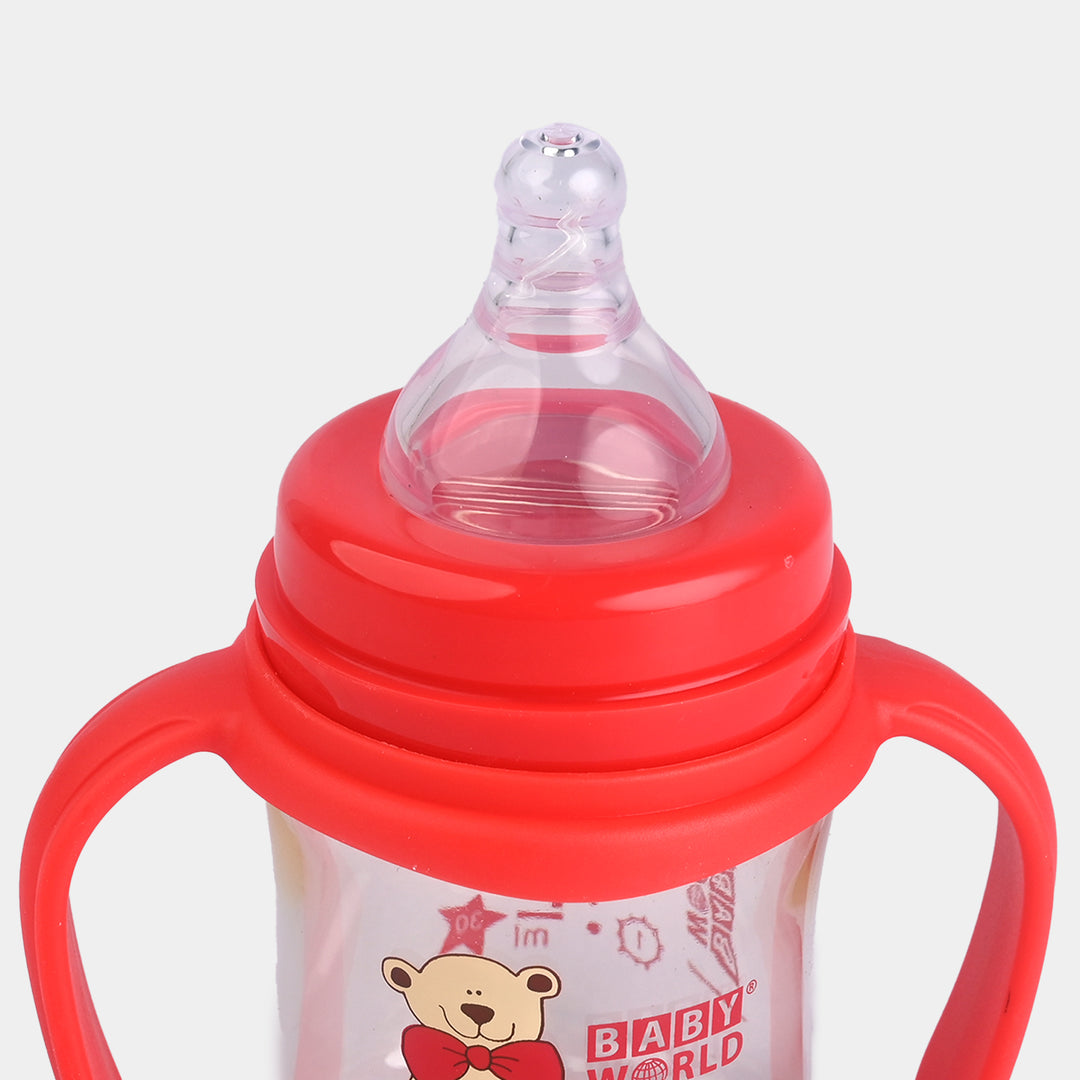 Wide Neck Bottle with Handle 120Ml | 2007 Red