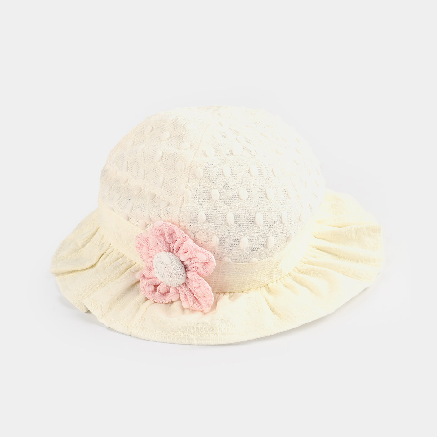 Baby Round Cap/Hat | 12M+ | Off White