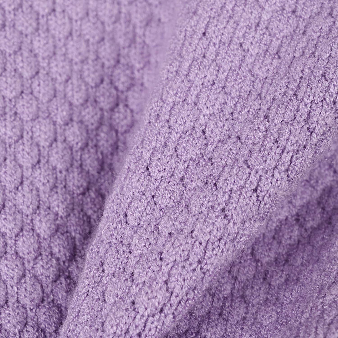 Infant Girls Acrylic Cord Set Eli-Purple