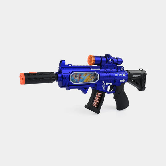 Kids Toy Blaster Rifle with Detachable Scope and Magazine