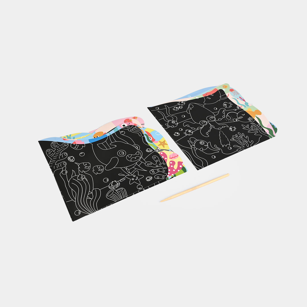 Magic Scratch Cards Art Set
