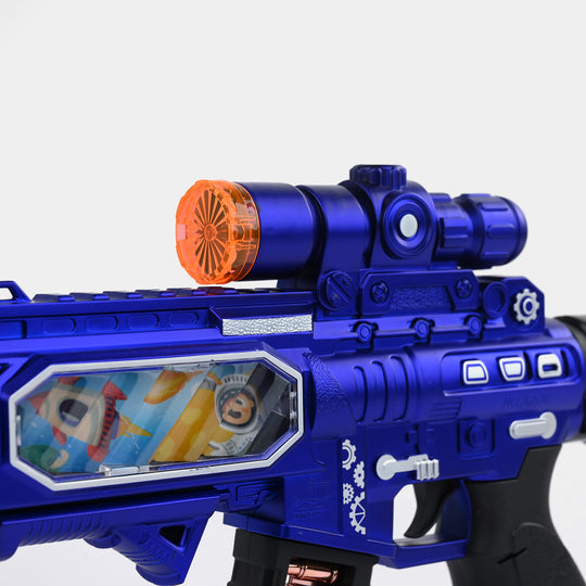 Kids Toy Blaster Rifle with Detachable Scope and Magazine