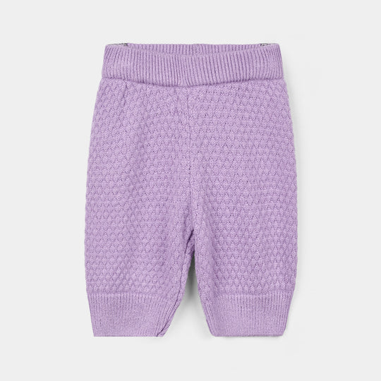 Infant Girls Acrylic Cord Set Eli-Purple
