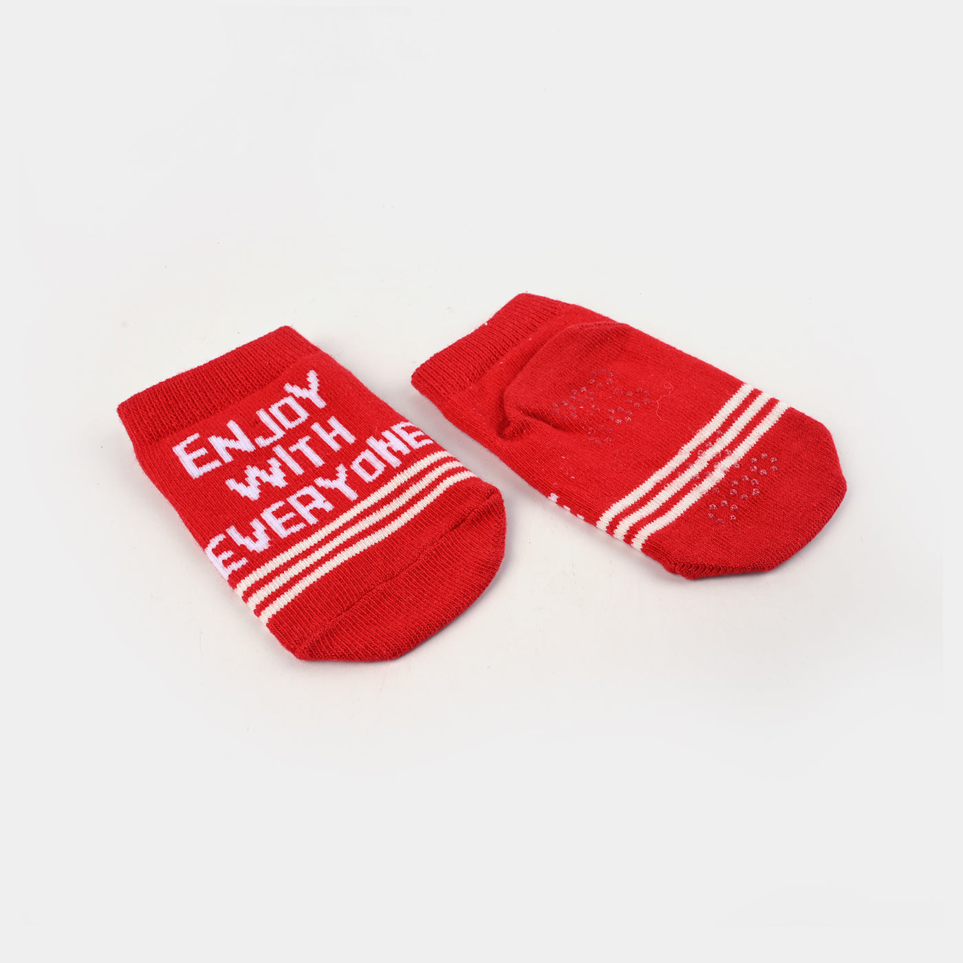 Boy Socks Anti Slip Red | 12M+