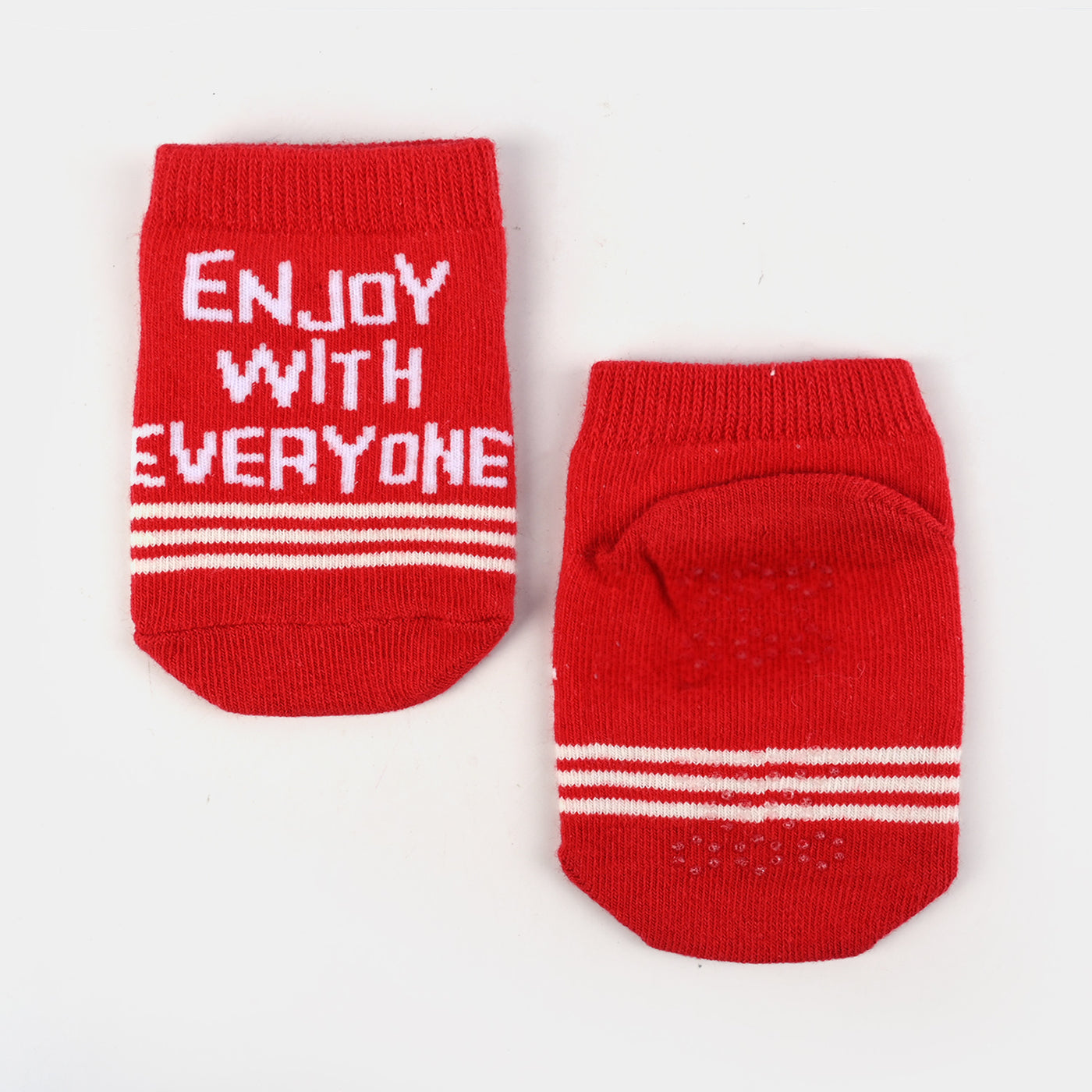 Boy Socks Anti Slip Red | 12M+