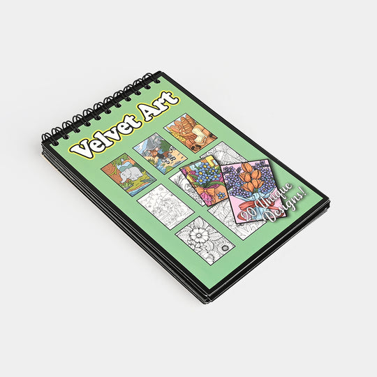 Velvet Art Coloring Book