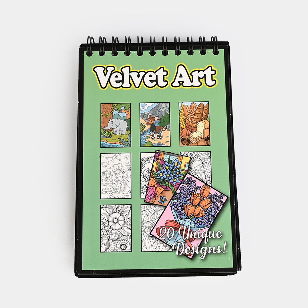 Velvet Art Coloring Book