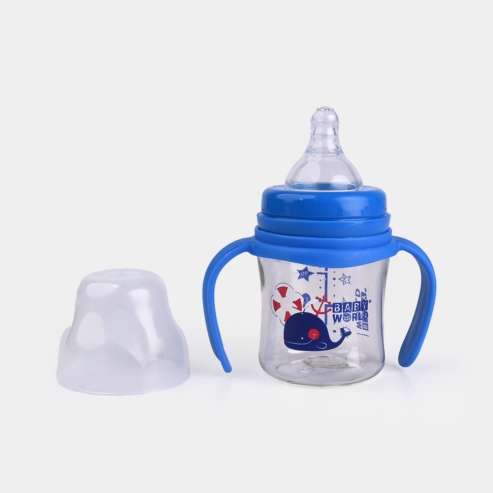 Wide Neck Bottle with Handle 120Ml | 2007 Blue