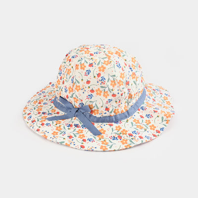 Baby Round Cap/Hat | 9M+ |ORANGE