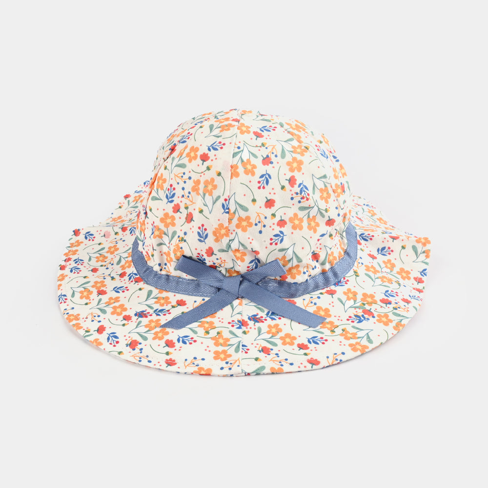 Baby Round Cap/Hat | 9M+ |ORANGE