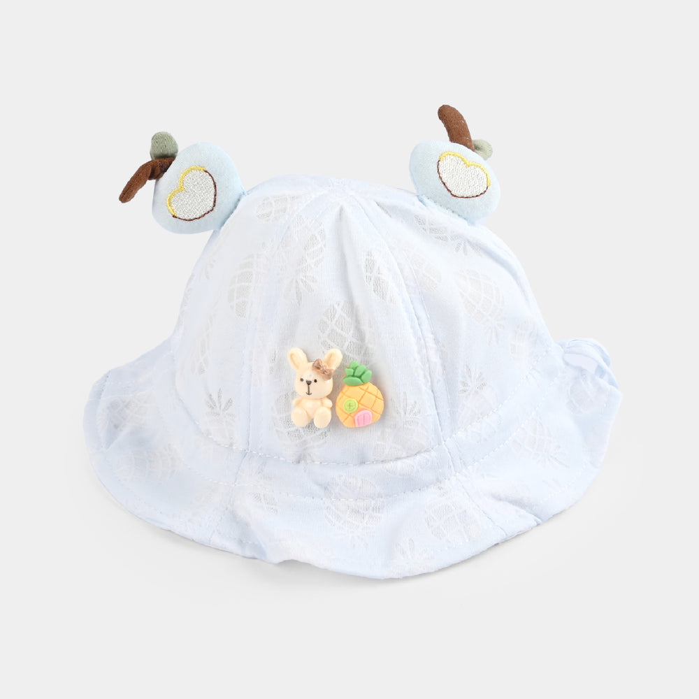 Baby Round Cap/Hat | 9M+ | Blue