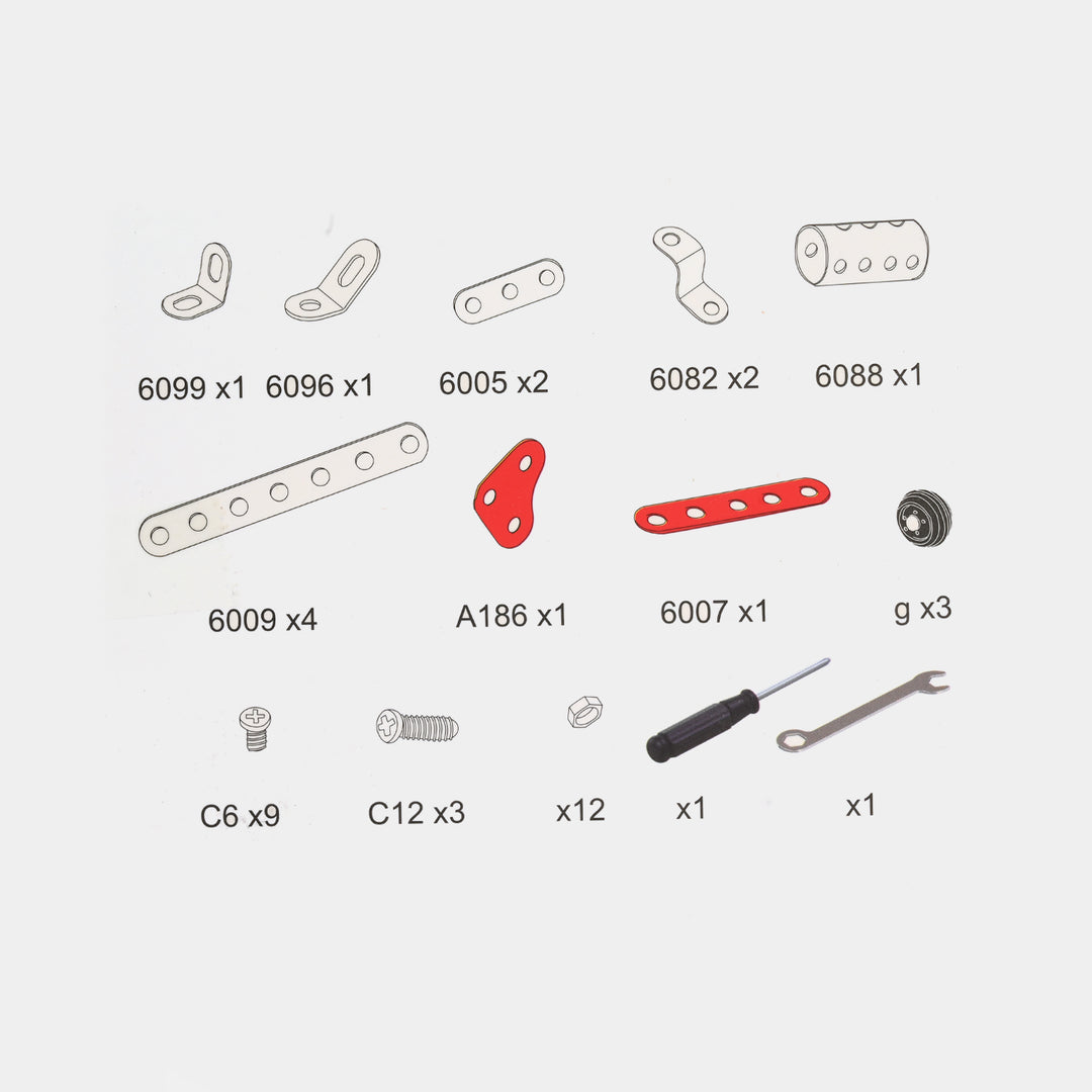 Metal Vehicle Blocks For Kids