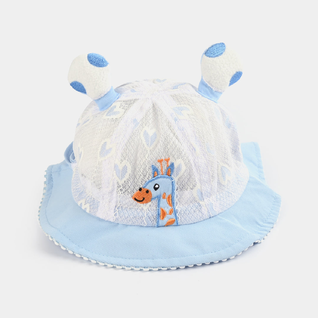 Baby Round Cap/Hat | 9M+ | Blue