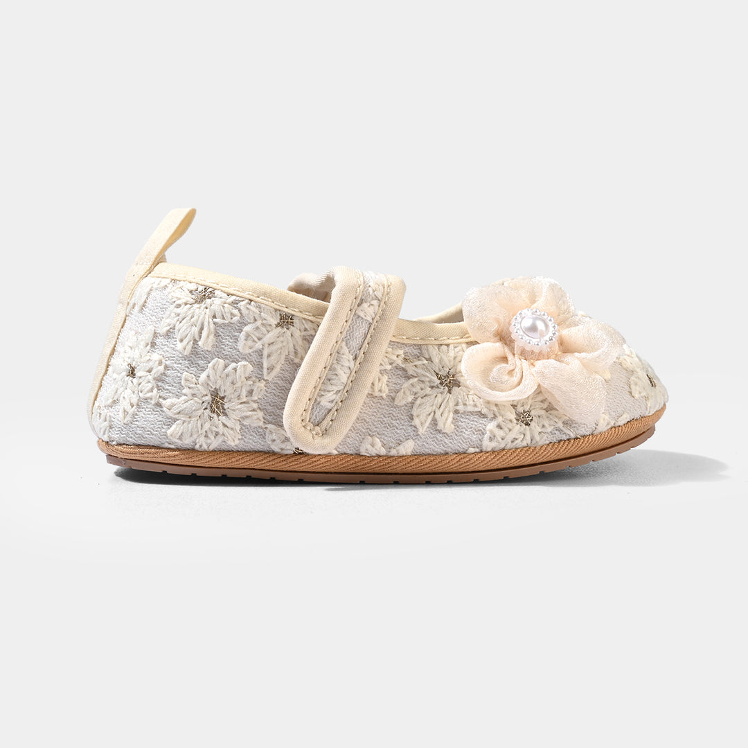 Girls Shoes E195-BEIGE