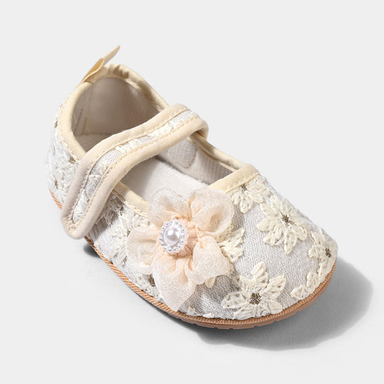 Girls Shoes E195-BEIGE